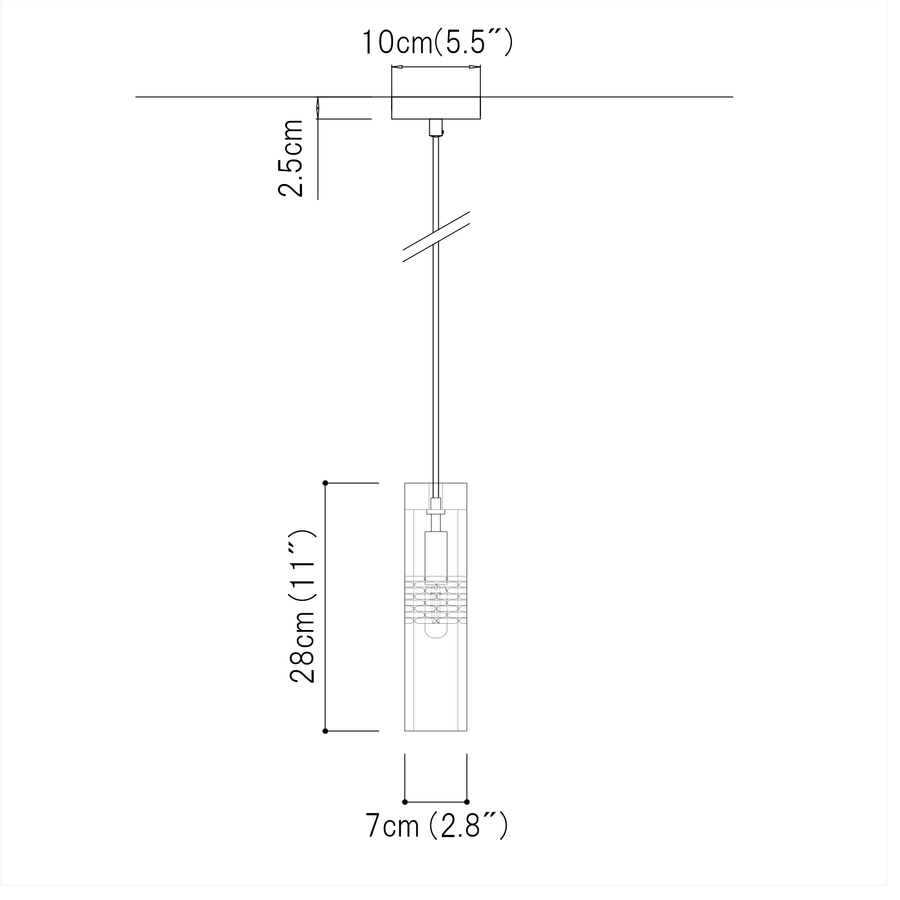 Bar Unique Glass Pendant Light