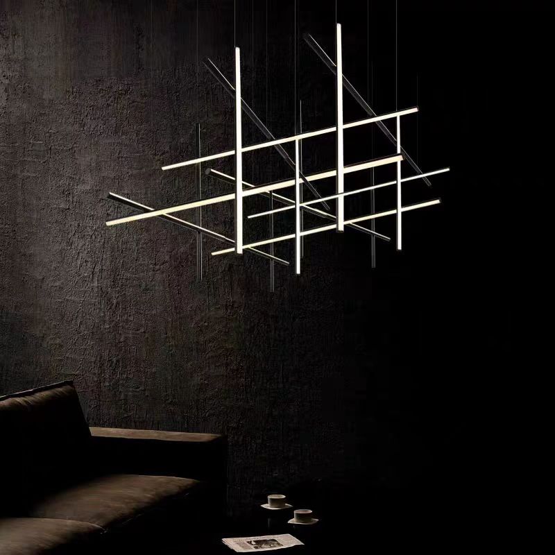 Minimalist Linear Combination Lamp