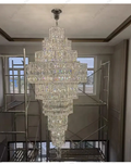 Octagonal High Ceiling Chandelier