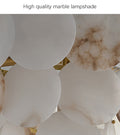 Round Marble Chandelier