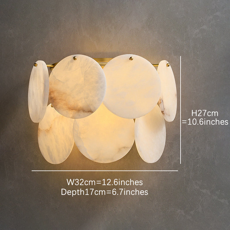 Round Marble Chandelier