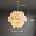 Round Marble Chandelier