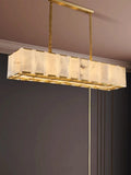 Brass Classic Alabaster Chandelier