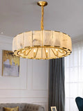 Brass Classic Alabaster Chandelier