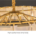 Brass Classic Alabaster Chandelier