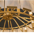 Brass Classic Alabaster Chandelier