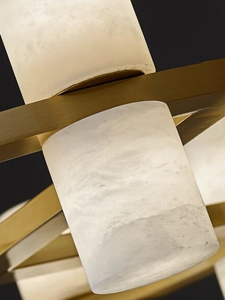 Over Dining Table Marble Pendant Lamp