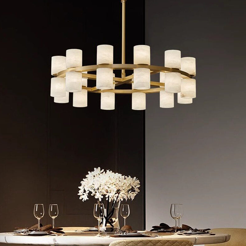 Over Dining Table Marble Pendant Lamp