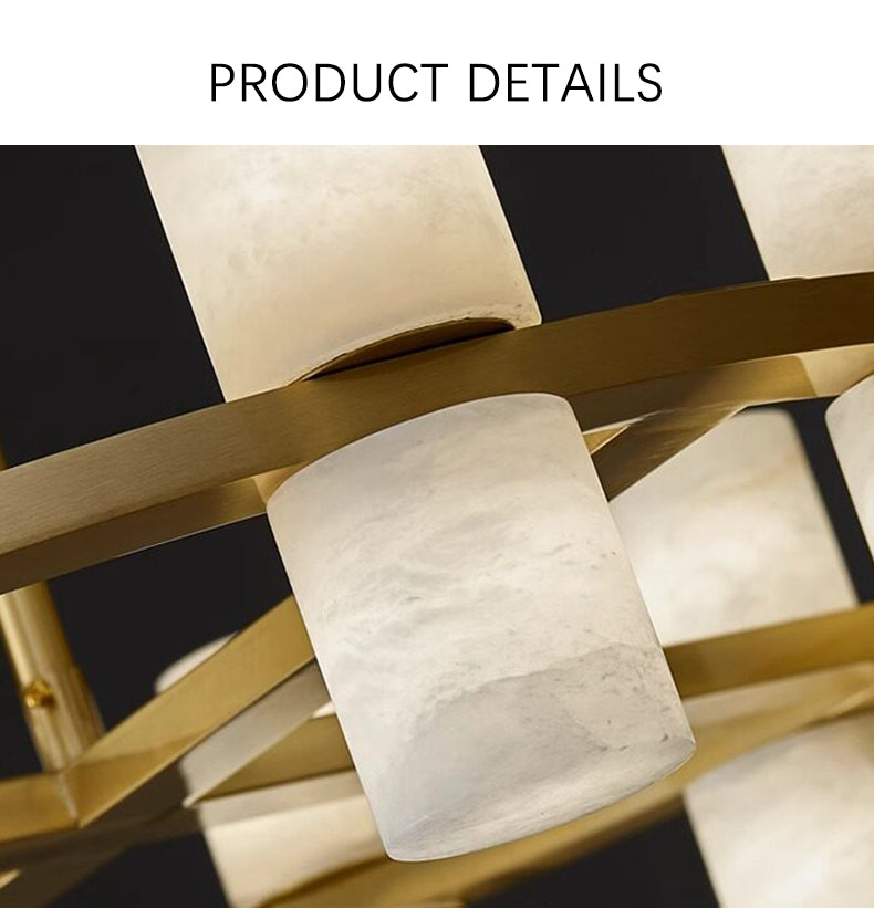 Over Dining Table Marble Pendant Lamp