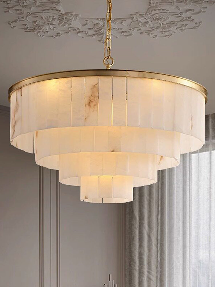 Marble Chandelier Modern Multi-Layer