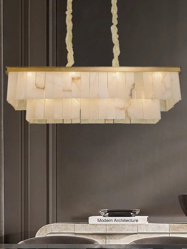 Marble Chandelier Modern Multi-Layer