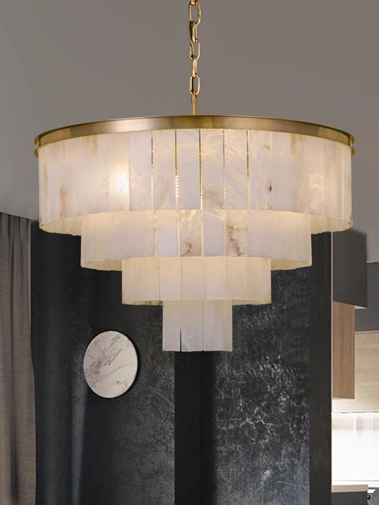 Marble Chandelier Modern Multi-Layer