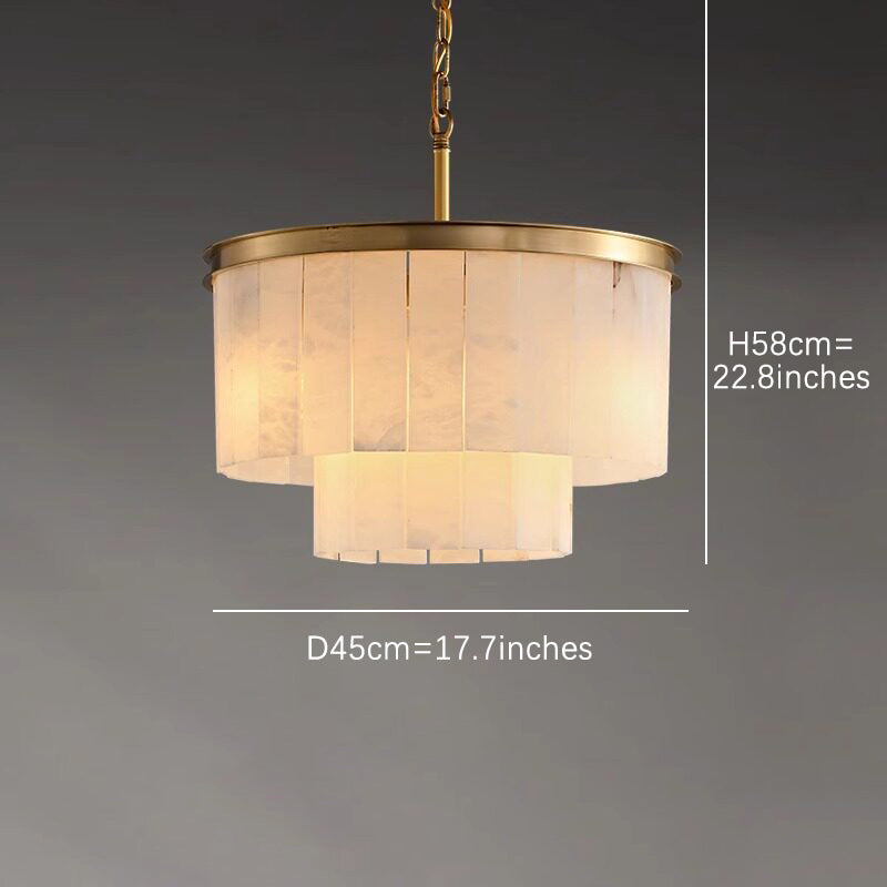 Marble Chandelier Modern Multi-Layer