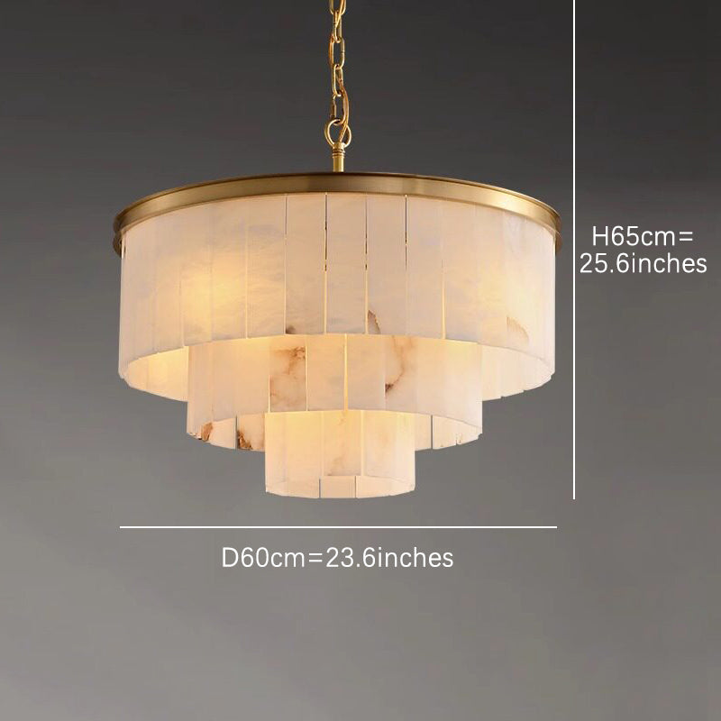 Marble Chandelier Modern Multi-Layer