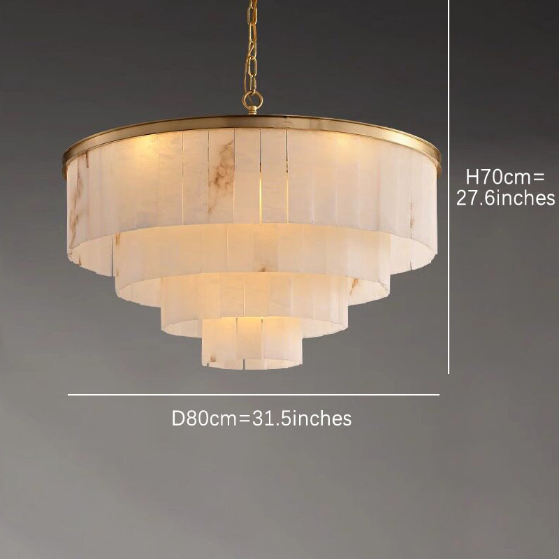 Marble Chandelier Modern Multi-Layer