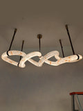 Contemporary Nordic Alabaster Designer Chandelier