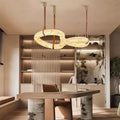 Contemporary Nordic Alabaster Designer Chandelier