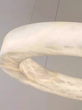 Luxury Ring Alabaster Pendant Chandelier