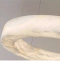 Luxury Ring Alabaster Pendant Chandelier