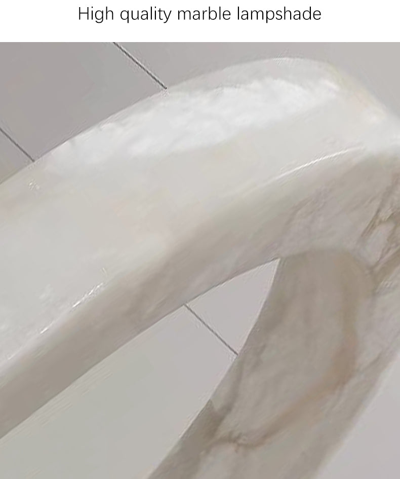 Luxury Ring Alabaster Pendant Chandelier