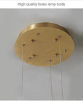 Luxury Ring Alabaster Pendant Chandelier
