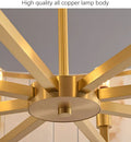 Modern Round Alabaster Chandelier