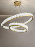 Marble Alabaster Ring Chandelier