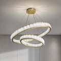Marble Alabaster Ring Chandelier
