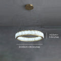 Marble Alabaster Ring Chandelier