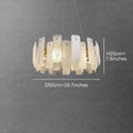 Natural Stone Round Pendant Chandelier