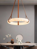 Pendant Ring Alabaster Modern Chandelier