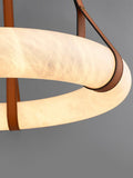 Pendant Ring Alabaster Modern Chandelier