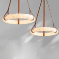 Pendant Ring Alabaster Modern Chandelier