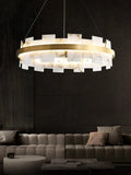 Modern Round Marble Chandelier