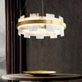 Modern Round Marble Chandelier
