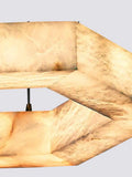 Modern Hexagon Alabaster Chandelier