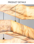 Modern Hexagon Alabaster Chandelier