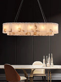 New Round Natural Marble Chandeliers