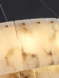 New Round Natural Marble Chandeliers