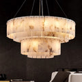 New Round Natural Marble Chandeliers