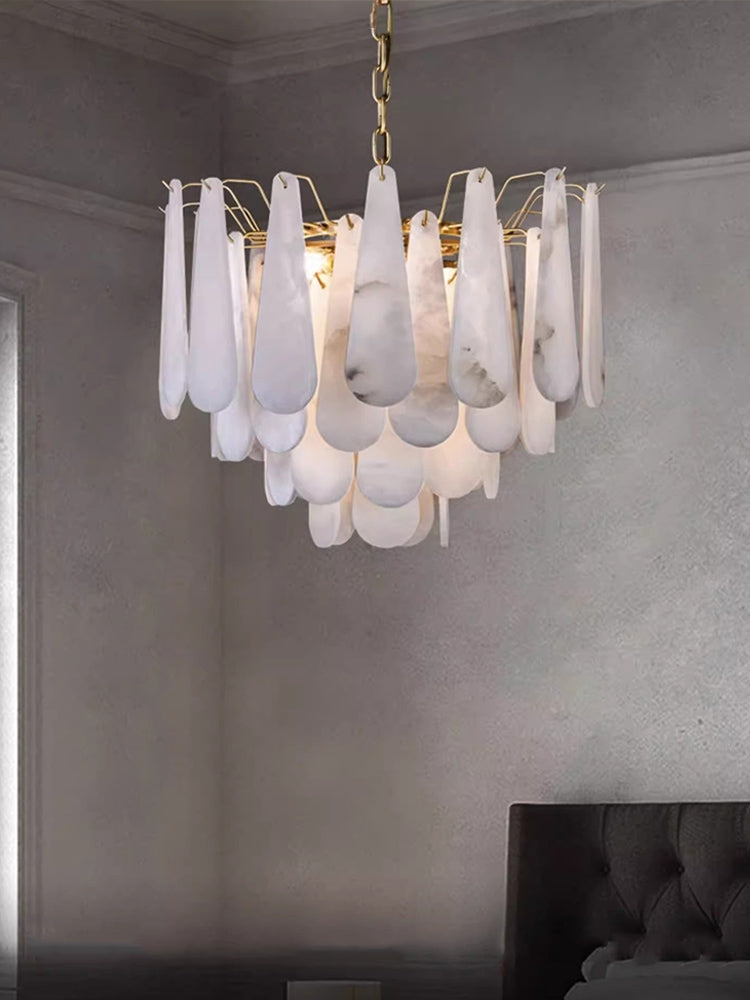 Alabaster Foyer Chandelier