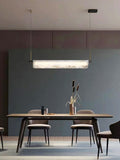 Long Strip Natural Marble Chandelier