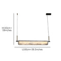 Long Strip Natural Marble Chandelier