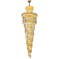 Fountain Crystal Long Chandelier