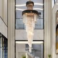 Black Tube Chandelier