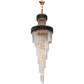 Black Tube Chandelier