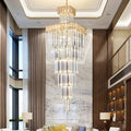Square Smoke Gray Chandelier