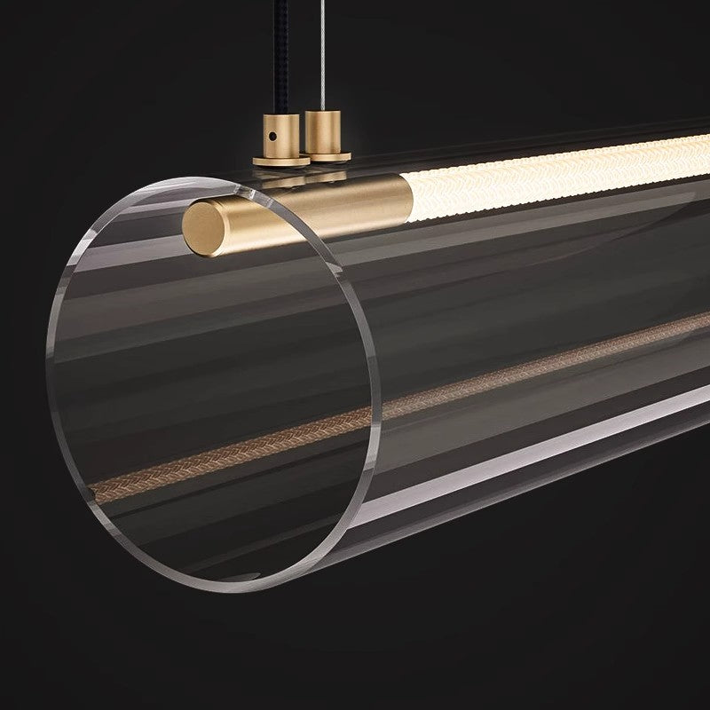Designer Glass Hemp Rope Lamp