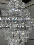Octagonal High Ceiling Chandelier