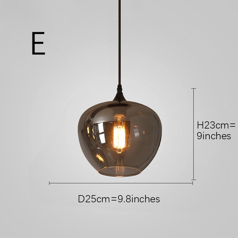Smoke Gray Island Pendant Lights